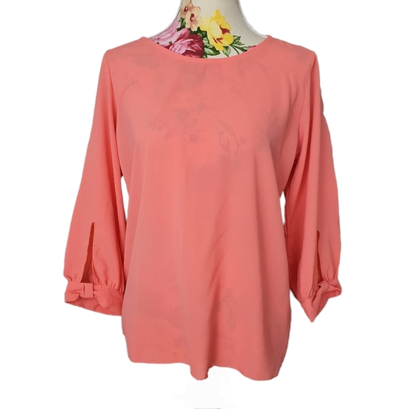 Boohoo Bow Sleeve Woven Blouse Top - Picture 2 of 8